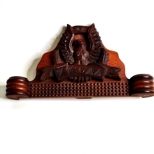Antique wooden eagle - wooden,