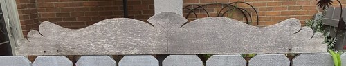 Antique wood trim pediment - trim,