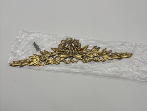 Vtg ornate brass - vtg, rose