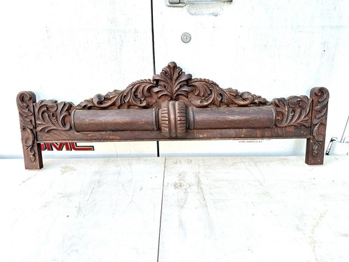 Carved antique oak - x,