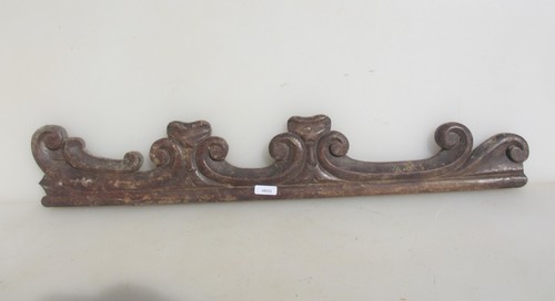 Victorian carved wooden top - wooden,