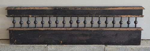 Antique wood pediment - antique,