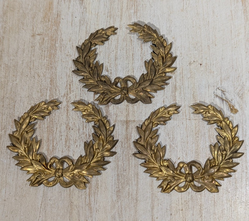 Set antique french gilded - 3,