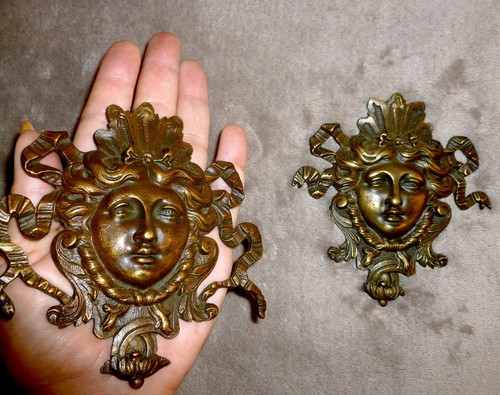 Two antique french louis - two, xiv