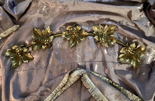 Antique cast bronze curved - cast,